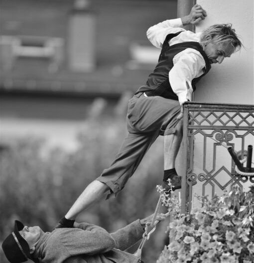 Cie Lézards Bleus-Antoine Le Menestrel_Albert Smith_1_Chamonix©Christophe Boillon