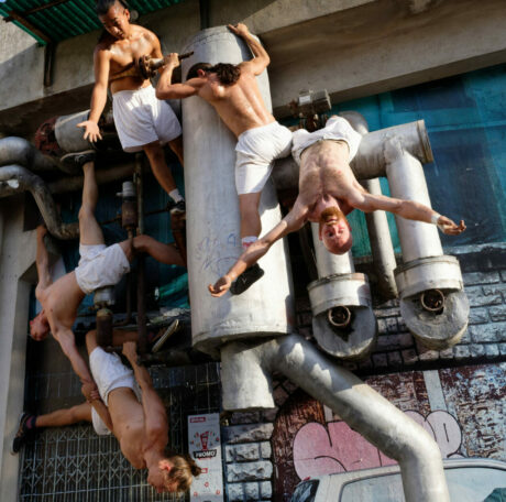 Cie Lézards Bleus-Antoine Le Menestrel_Lignes de vie_Tuyaux_Nice©Nathalie Sternalski