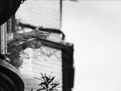 Cie Lézards Bleus-Antoine Le Menestrel_Paisible 2020_Avignon_2 mains©Sébastien Huette